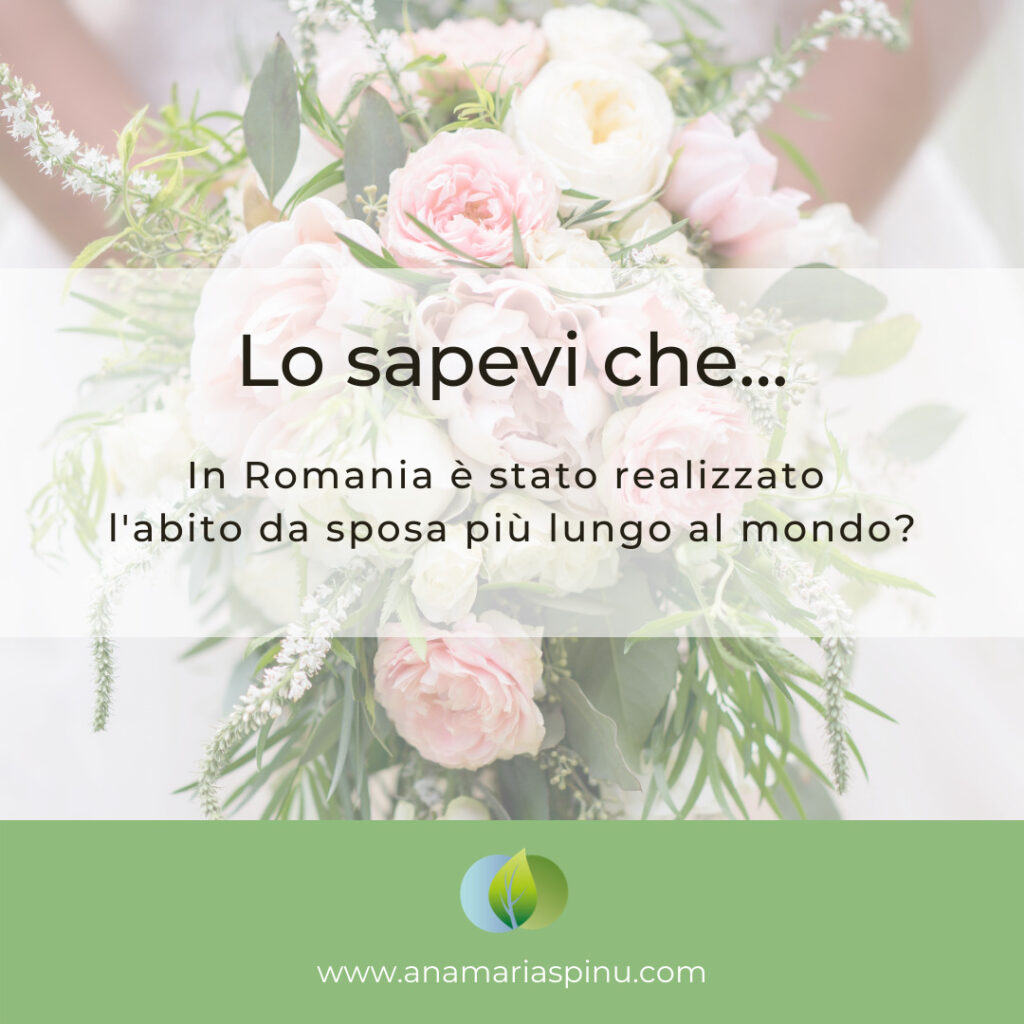 Curiosità Romania Abito da Sposa